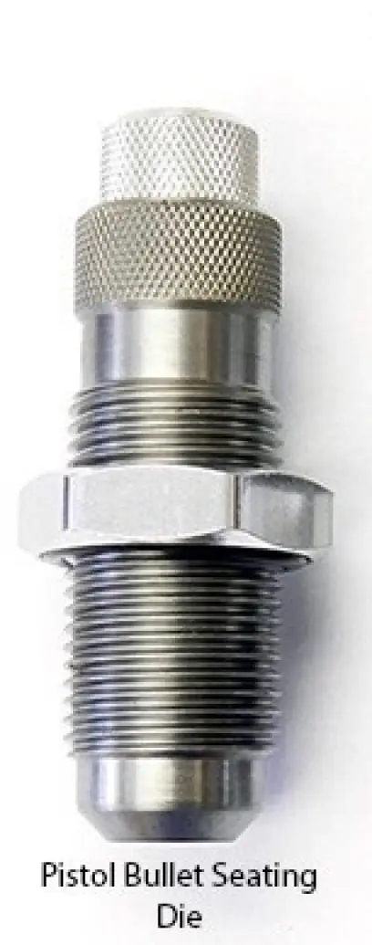 Samostatná usazovací matrice 40 S&W / 10mm Auto pro přebíjení nábojů. Určena pro usazení střely do nábojnice. Závit 7/8"-14. Lee Precision BUL SEAT DIE 40 S&W / 10MM